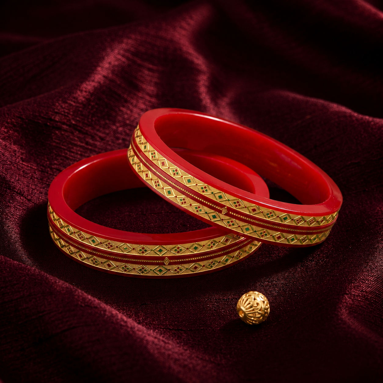 Gold Pola Bangles