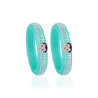 Girls Chilled Bangles with Rose Gold & Silver Finish | Cute Cartoon Design