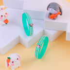 Girls' Turquoise Bangles with Rose Gold & Silver-Tone Embellishments – Stylish Kids' Fashion Jewellery
