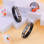 Black Designer Bangles for Girls & Women with Silver-Tone Floral Embellishments | Traditional Ethnic Jewelry