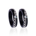 Girls' Black Chilled Bangles with Rose Gold & Silver-Tone Embellishments – Designer Fashion Jewellery