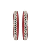 925 Silver Pola Bangles | Silver Kada For Women | Gifting & Ethnic Wear Jewelry | Pair of Bangles | Perfect Weddings & Festivals Gift For Women | Set of 2 | BPJ_007 |