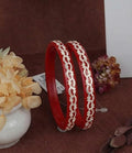 925 Silver Pola Bangles | Silver Kada For Women | Gifting & Ethnic Wear Jewelry | Pair of Bangles | Perfect Weddings & Festivals Gift For Women | Set of 2 | BPG_008