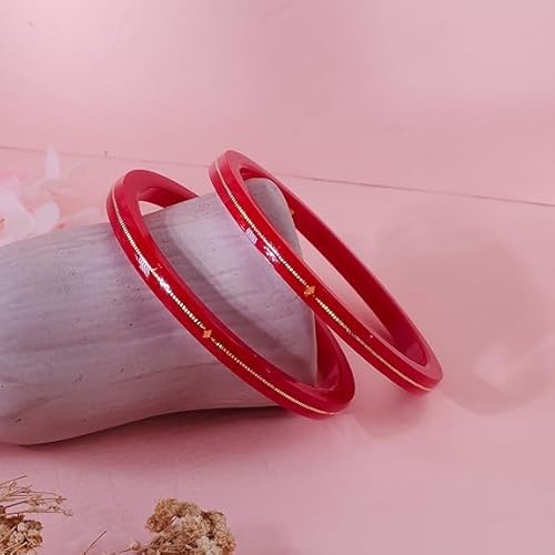 0.100 mil 22K Gold | Gold Pola Bangles For Women | Gifting & Ethnic Wear Jewelry | Pair of Bangles | Perfect Weddings & Festivals Gift For Women | BPJ_14 |