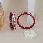 925 Silver Pola Bangles | Silver Kada For Women | Gifting & Ethnic Wear Jewelry | Pair of Bangles | Perfect Weddings & Festivals Gift For Women | Set of 2 | BPJ_003 |