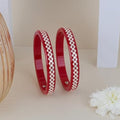 925 Silver Pola Bangles | Silver Kada For Women | Gifting & Ethnic Wear Jewelry | Pair of Bangles | Perfect Weddings & Festivals Gift For Women | Set of 2 | BPJ_010 |