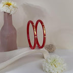 0.100 mil 22K Gold | Gold Pola Bangles For Women | Gifting & Ethnic Wear Jewelry | Pair of Bangles | Perfect Weddings & Festivals Gift For Women | BPJ_16 |