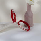 Floral Vine 925 Silver & 22K Gold Pola Bangles | Traditional Red Sankha Pola Kada with Gold Accents | Ethnic Bridal Jewelry | Set of 2 |BPG_21