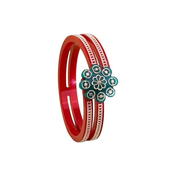 Bapa Sitaram Jewels |Women's Luxury 925 Sterling Silver Rose Gold Kada | Sophisticated Geometric Pattern Open Cuff Bracelet | Elegant Designer Wristwear for Women | BPJ_37