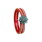 Bapa Sitaram Jewels |Women's Luxury 925 Sterling Silver Rose Gold Kada | Sophisticated Geometric Pattern Open Cuff Bracelet | Elegant Designer Wristwear for Women | BPJ_37