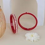 925 Silver Pola Bangles | Silver Kada For Women | Gifting & Ethnic Wear Jewelry | Pair of Bangles | Perfect Weddings & Festivals Gift For Women | Set of 2 | BPJ_009 |