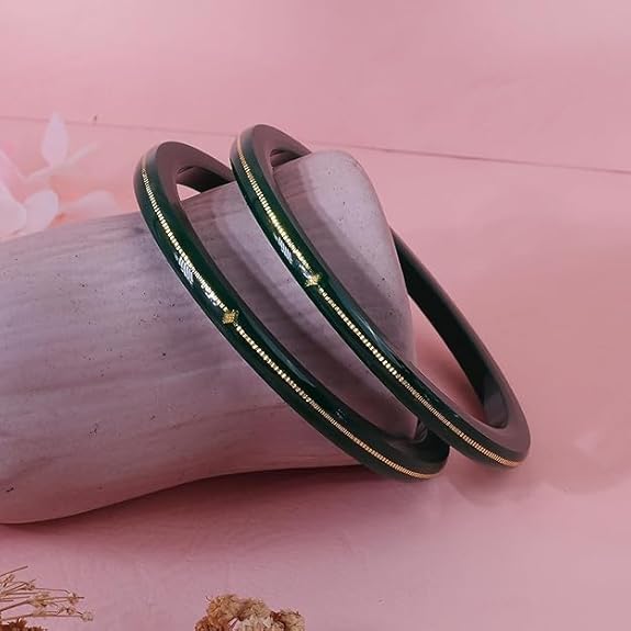 0.100 mil 22K Gold | Gold Pola Bangles For Women | Gifting & Ethnic Wear Jewelry | Pair of Bangles | Perfect Weddings & Festivals Gift For Women | BPJ_13