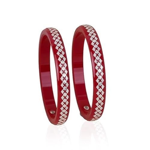 925 Silver Pola Bangles | Silver Kada For Women | Gifting & Ethnic Wear Jewelry | Pair of Bangles | Perfect Weddings & Festivals Gift For Women | Set of 2 | BPJ_010 |