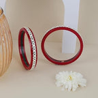925 Silver Pola Bangles | Silver Kada For Women | Gifting & Ethnic Wear Jewelry | Pair of Bangles | Perfect Weddings & Festivals Gift For Women | Set of 2 | BPJ_002 |