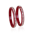 925 Silver Pola Bangles | Silver Kada For Women | Gifting & Ethnic Wear Jewelry | Pair of Bangles | Perfect Weddings & Festivals Gift For Women | Set of 2 | BPJ_009 |
