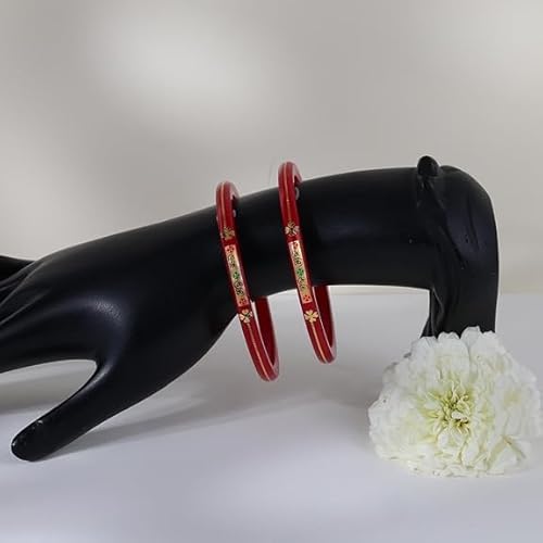 0.100 mil 22K Gold | Gold Pola Bangles For Women | Gifting & Ethnic Wear Jewelry | Pair of Bangles | Perfect Weddings & Festivals Gift For Women | BPJ_16 |