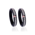 Girls' Black Chilled Bangles with Rose Gold & Silver-Tone Star Design – Designer Fashion Jewellery