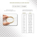 0.100 mil 22K Gold | Gold Pola Bangles For Women | Gifting & Ethnic Wear Jewelry | Pair of Bangles | Perfect Weddings & Festivals Gift For Women | BPJ_14 |