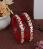 925 Silver Pola Bangles | Silver Kada For Women | Gifting & Ethnic Wear Jewelry | Pair of Bangles | Perfect Weddings & Festivals Gift For Women | Set of 2 | BPJ_005 |