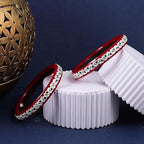 925 Silver Pola Bangles | Silver Kada For Women | Gifting & Ethnic Wear Jewelry | Pair of Bangles | Perfect Weddings & Festivals Gift For Women | Set of 2 | BPJ_006 |