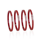 1 Gram With 925 Silver Pola Bangles and 22 Carate With 0.100 mil Gold | Silver & Gold Kada For Women | Gifting & Ethnic Wear Jewelry | Perfect Weddings & Festivals Gift For Women | Set of 4 | BPJ_18 |