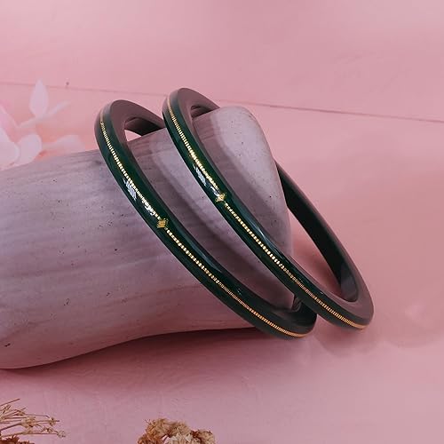 Bapasitaram jewels || 0.100 mil 22K Gold | Gold Pola Bangles For Women | Gifting & Ethnic Wear Jewelry | Pair of Bangles | Perfect Weddings & Festivals Gift For Women | BPJ_13 |