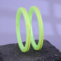 Exclusive Gold Pola Bangles for Women – Mint Green Acrylic Bangles with Gold Line Design | Elegant Traditional Lightweight Ethnic Chudi for Wedding, Festival, Puja, Party & Daily Wear | Pack of 2 & 4 | BPJ_74