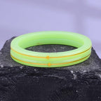 Exclusive Gold Pola Bangles for Women – Mint Green Acrylic Bangles with Gold Line Design | Elegant Traditional Lightweight Ethnic Chudi for Wedding, Festival, Puja, Party & Daily Wear | Pack of 2 & 4 | BPJ_74