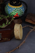 22K Gold Ivory Traditional Bangles Set for Women | Lightweight Daily Wear Gold Bangles | 2 Gram