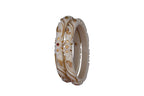 22K Exclusive Floral Designer Gold Bangles for Women | Ivory Traditional Gold Bangles | 2.8 Gram