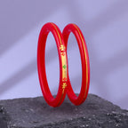 0.100 mil 22K Gold | Gold Pola Bangles For Women | Gifting & Ethnic Wear Jewelry | Pair of Bangles | Perfect Weddings & Festivals Gift For Women | BPJ_16
