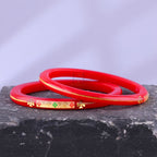 0.100 mil 22K Gold | Gold Pola Bangles For Women | Gifting & Ethnic Wear Jewelry | Pair of Bangles | Perfect Weddings & Festivals Gift For Women | BPJ_16