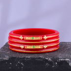 0.100 mil 22K Gold | Gold Pola Bangles For Women | Gifting & Ethnic Wear Jewelry | Pair of Bangles | Perfect Weddings & Festivals Gift For Women | BPJ_16