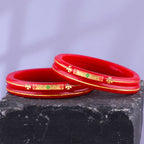 0.100 mil 22K Gold | Gold Pola Bangles For Women | Gifting & Ethnic Wear Jewelry | Pair of Bangles | Perfect Weddings & Festivals Gift For Women | BPJ_16